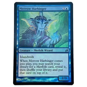 Tarjeta de JCC Lorwyn Magic the Gathering de lámina Merrow Harbinger casi nueva sin jugar sin jugar - Imagen 1 de 2