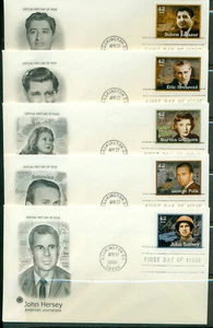2008 FDC Set de 5 - Scott # 4248-52 - Periodistas - PIEZAS Cachet UA - Imagen 1 de 1