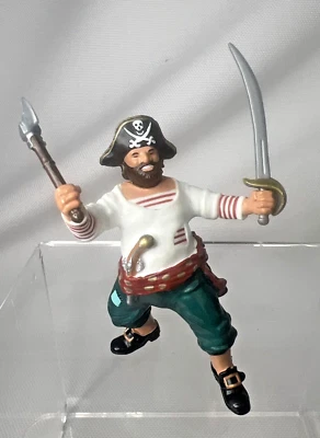 PAPO Piratas y Corsarios Pirata con Hacha Espada Juguete Figura 3 pulgadas Foto 1 de 4