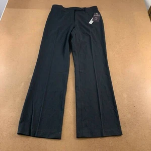 Zac & Rachel Womens Straight Leg Pants Black Stretch Pockets Classic Fit 8 New - Picture 1 of 10