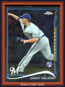 Jimmy Nelson #203 2014 Topps Chrome Rookie RC