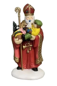 Department 56 Alpine Village "St. Nicholas" Santa Claus #56203 - Picture 1 of 13