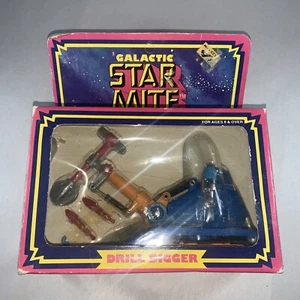 Vintage 1979 Galactic Star Mite Drill Digger NIB - Picture 1 of 10