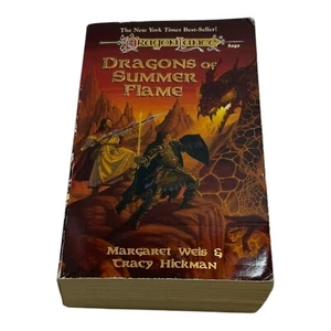DragonLance Dragons of Summer Flame Paperback by. Margaret Weis & Tracy Hickman - Picture 1 of 6