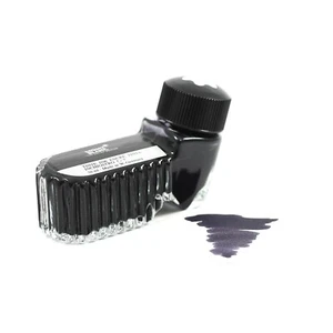 Old Montblanc Ink Bottle (50 ml) in Black (No. 39100) W.-Germany - Picture 1 of 2