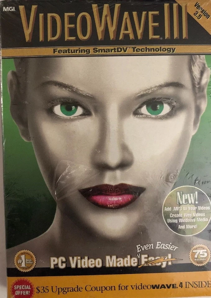 MGI VideoWave III-PC CD digital video camcorder transfer editing effects toolS - Image 1 of 4