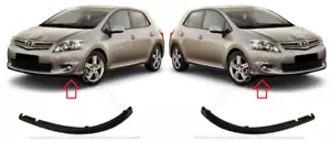 NUEVO PARA TOYOTA AURIS 2010 - 2012 PARACHOQUES DELANTERO ALERÓN INFERIOR JUEGO L & R - Imagen 1 de 3