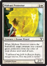 MIDVAST PROTECTOR FOIL X4 4 4X Avacyn Restored MTG Magic Cards DJMagic