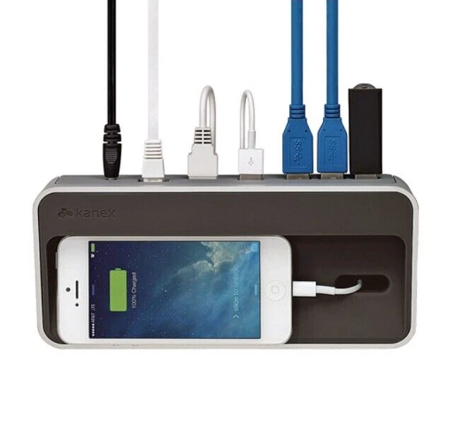 New Kanex USB3DOCK Simpledock 3-IN-1 Gigabit Ethernet Charging Station USB Hub - Image 1 of 1