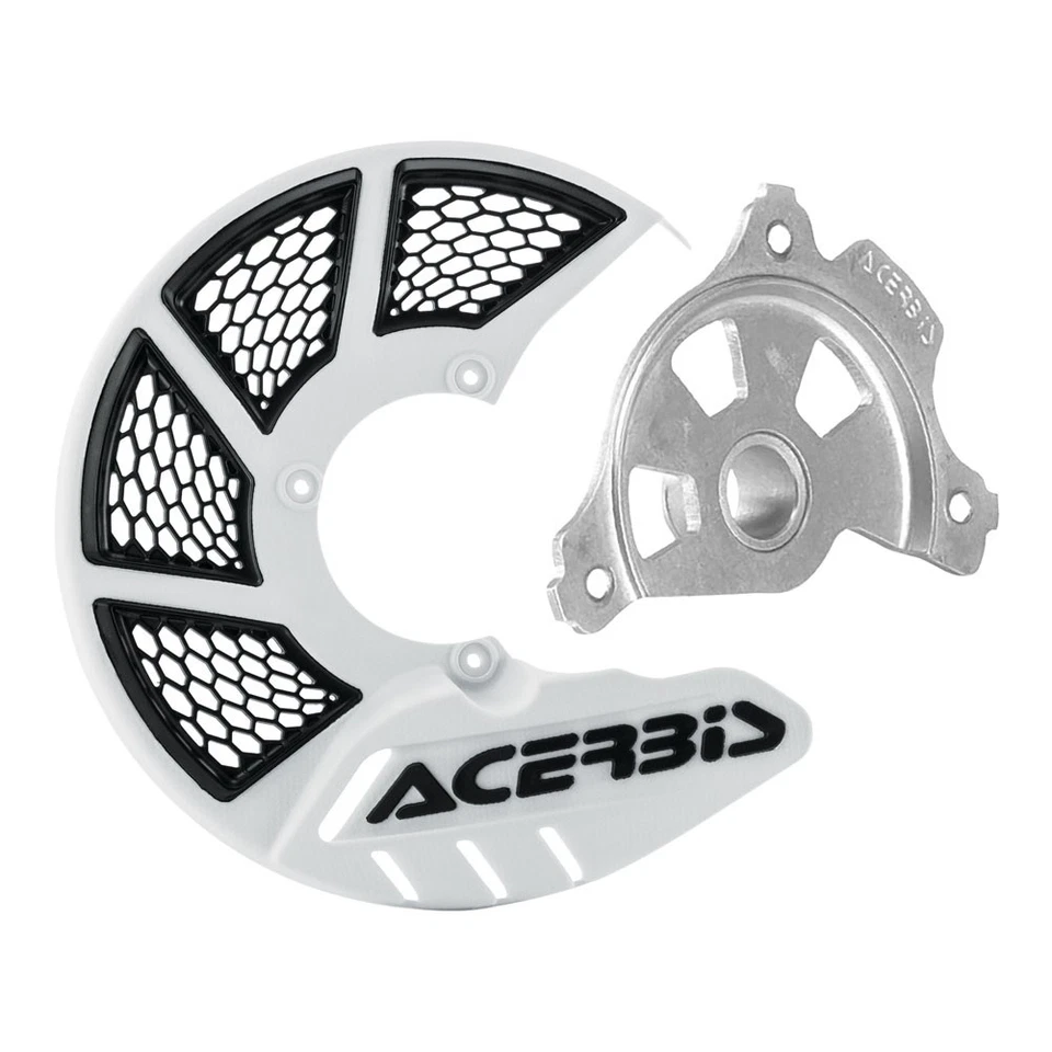 Kit de capa de disco frontal ventilada Acerbis X-Brake branco/preto para YAMAHA YZ 250F 450F - Imagem 1 de 3