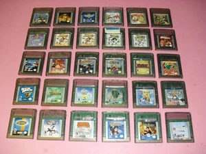 30 Spiele Gameboy Color Konvolut! Mario Golf Harry Potter Powerpuff Girls YuGiOh GBC - Bild 1 von 6