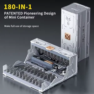 180 in 1 Precision Screwdriver Set Magnetic Bits Professional Hand Repair Tools - Picture 1 of 14