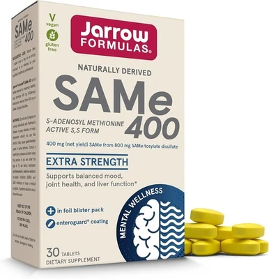 Jarrow Formulas® Same 400 mg, 30 Tablets, Up to a 30 Day Supply - Image 1 of 4