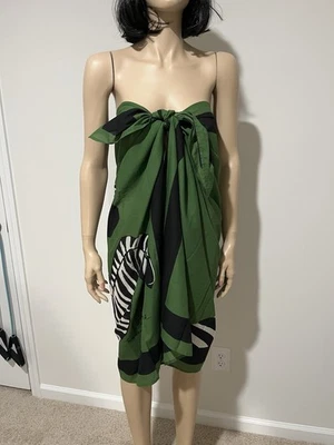 Kate Spade 100% Cotton Bitter Green Beach Cover Up New W/tags - Image 1 of 4
