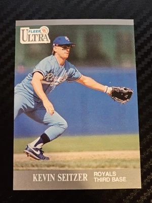 1991 Fleer Ultra - Kevin Seitzer #155 Kansas City Royals - Image 1 of 2