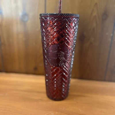 Vaso Holiday Merlot 24oz 2022 nuevo con etiquetas Foto 1 de 4