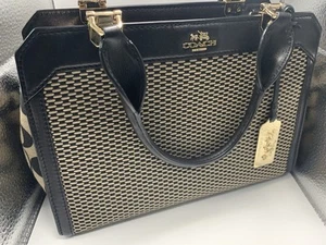 Coach Madison Lexington Handbag No Shoulder Strap Fast Shipping - Picture 1 of 9