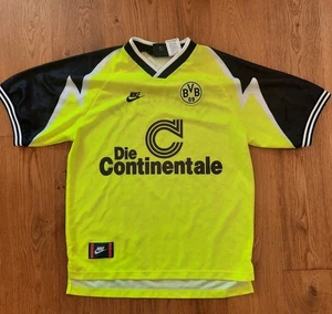 Nike Borussia Dortmund BVB Trikot 1995/1996, Größe L, Continentale - Bild 1 von 3