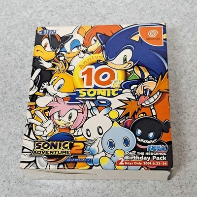 Sonic Adventure 2 Birthday Pack 10th Anniversary Dreamcast Sega From Japan - Image 1 of 4