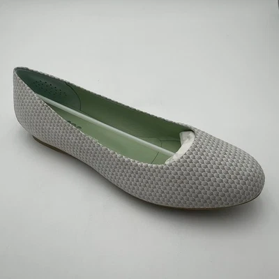 Vestido cómodo de ballet plano sin cordones con encaje para mujer SAS, beige vieira, talla 10 W Foto 1 de 4