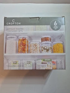 New In Box Crofton 3 Airtight Pantry Container & Lids Round - Picture 1 of 10