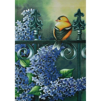 BANDERA DE JARDÍN LILAS DE VERANO 12,5" X 18" 11-2794-133 TEMPORADA DE LLUVIA O SOL DE VERANO Foto 1 de 2