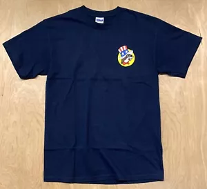 Buc-ee’s Bucky The Beaver I Want You Red White & Blue T-Shirt Size Medium Blue - Picture 1 of 7