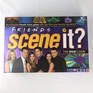 Friends Scene It DVD Trivia Board Game TV Show Mattel 100% COMPLETE Fast Ship - Picture 1 of 12
