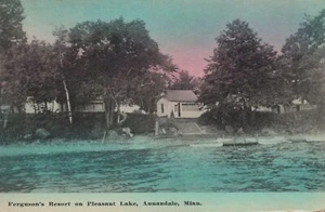 Ferguson's Resort on Pleasant Lake - Annandale, Minnesota - unposted litho - Picture 1 of 3