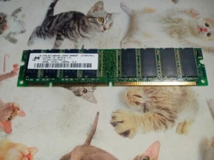 Micron MT8LSDT1664AG-133g3 RAM Memory 128MB SYNCH 133MHz CL3 PC133U-333-542-Z - Picture 1 of 2