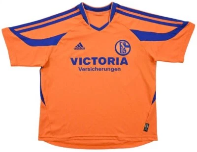 Adidas 2003-05 FC SCHALKE SHIRT TRIKOT L. KINDER - Bild 1 von 4