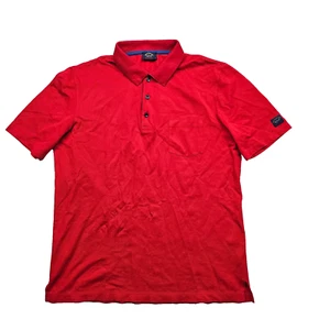 Paul shark Mens Short Sleeves Tee Shirt red Cotton Size Medium - Picture 1 of 6