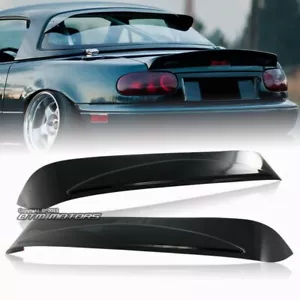 Alerón visera para ventana techo trasero de plástico ABS negro para techo rígido 90-05 Mazda Miata - Imagen 1 de 3
