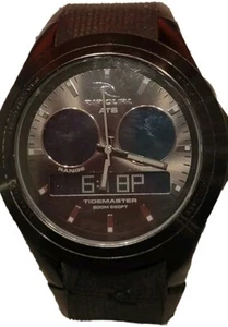 Rip Curl Mens Tidemaster TM2 ATS A1074 OCENSIDE BLACK! Needs New Strap. - Picture 1 of 9