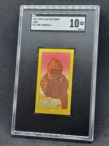2022 Topps Star Wars 206 Jawa Yellow Starfield Parallel SGC 10 2~L - Picture 1 of 2