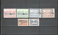 T7234 - LIBERIA AEREA 1961/64 - SERIE COMPLETE DEL PERIODO - VEDI FOTO
