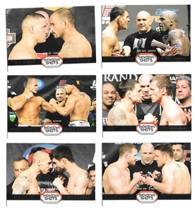 Lot: 6 2011 Topps UFC Moment of Truth Showdown Shots Bisping Condit Edgar Hardy - Picture 1 of 2