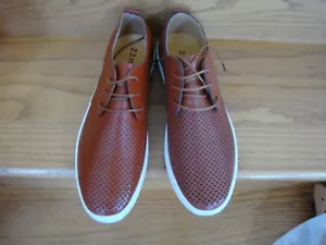 ZZHAP Scarpe Oxford Uomo Casual Traspiranti Flat Sneaker Marrone Taglia 12 NUOVE 1985-1 - Foto 1 di 8