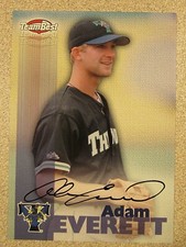 1999 TEAM BEST ADAM EVERETT AUTO SIGNED AUTOGRAPH HOUSTON ASTROS TRENTON THUNDER
