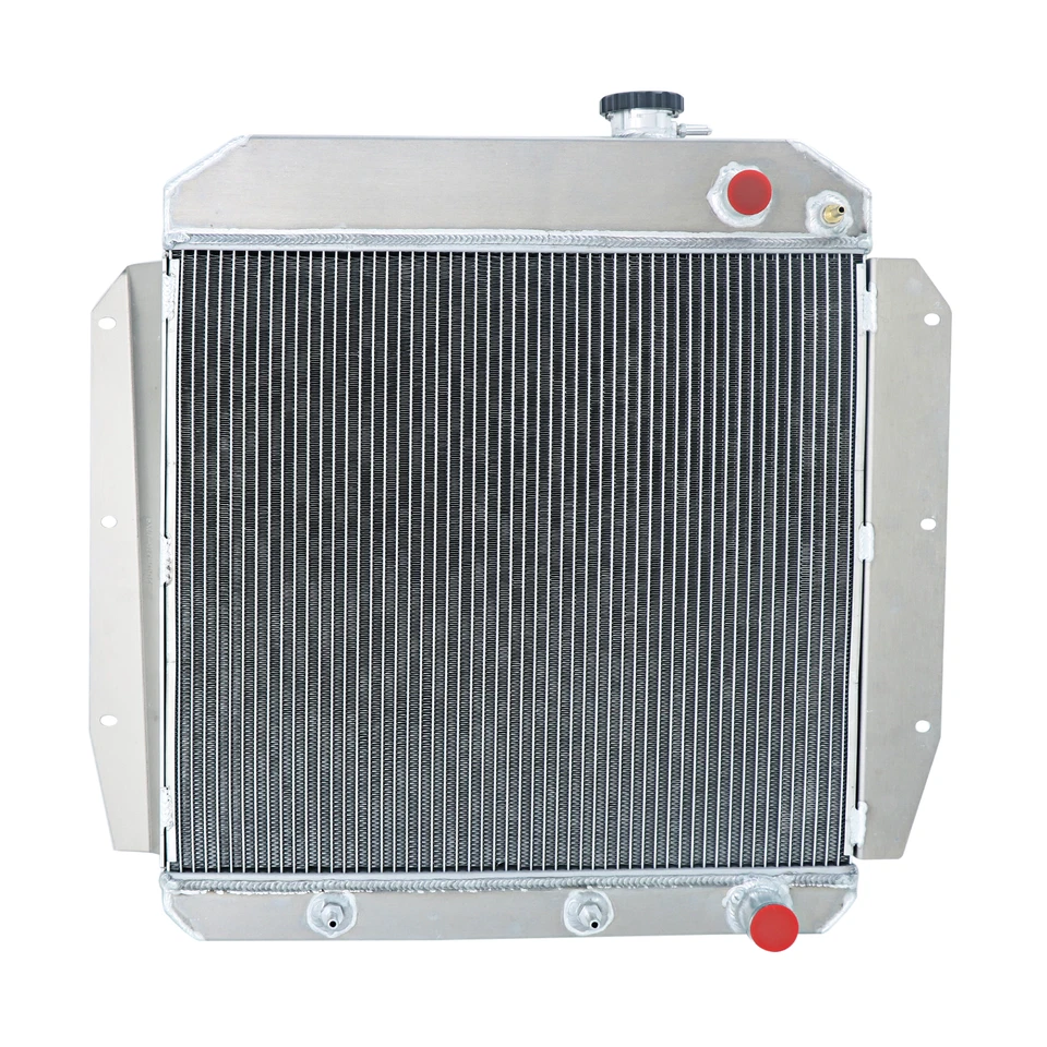 4 ROWS ALUMINUM RADIATOR For 1955-1959 CHEVROLET TRUCK PICKUP LS ENGINE - Image 1 of 4