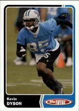 2003 Topps Total Football #216 Kevin Dyson