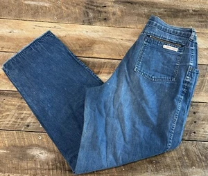 CK Calvin Klein Vintage 80s High Waisted Made in USA Mom Jeans Zipper Pockets 13 - Picture 1 of 12