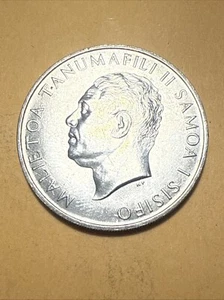 Moneta commemorativa Samoa 20 Sene - Samoa Insifo - Stemma - Data 1967 - Foto 1 di 2