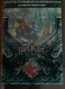 Harry Potter y el Cáliz de Fuego Tarjeta de utilería Bandera de Quidditch #215/320 P13 - Imagen 1 de 2