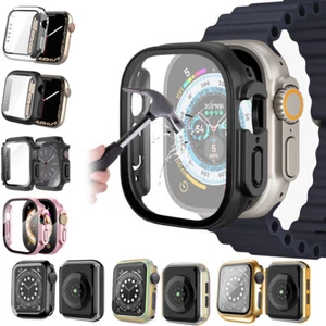 For Apple Watch Series 10/9/8/7/6/5/4/SE 46/45/49mm Case Cover Screen Protector - Picture 1 of 44