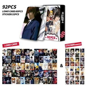 Anime Death Note Card 60pcs card LOMO Cards +32pcs Stickers - Foto 1 di 7