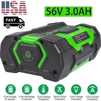 56V 3Ah Lithium-ion Battery For GO Power+ BA2800T BA1400T BA4200 BA2800 BA1120