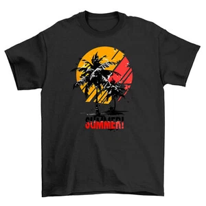 Summer 100 Palm Tree feel - Funny T-shirt for Beach Lovers! Sunny design, Unisex - Picture 1 of 46