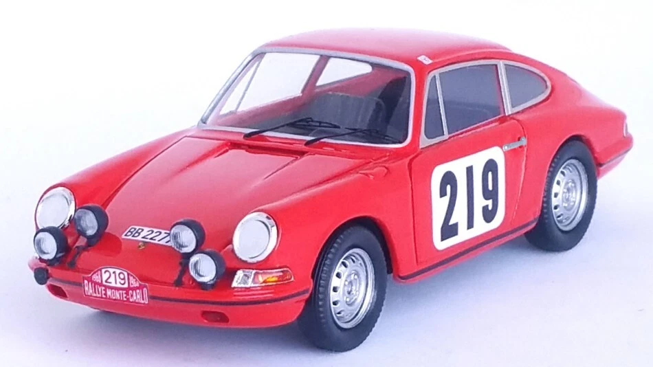 Trofeu PORSCHE 911T RALLY MONTE CARLO 1968 WALDEGAARD/HELMER 1:43 - Immagine 1 di 1