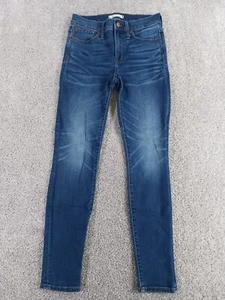 Madewell 9" Skinny High-Rise Womens Denim Jeans 26 Blue - Picture 1 of 11